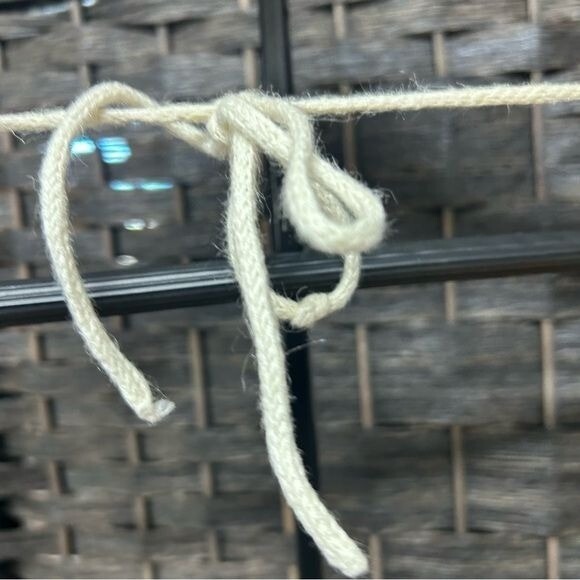 Y2K vintage Coolwear crochet & beaded halter sweater small medium in white - Picture 9 of 12